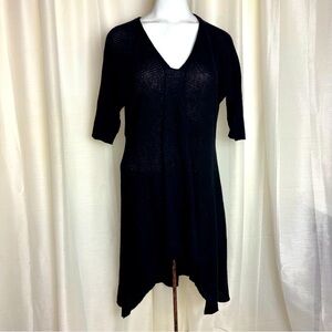Eileen Fisher Black Tunic Top